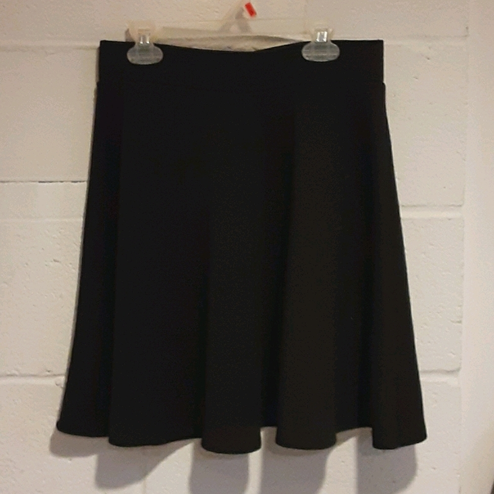 Midi Black Circle Skirt
